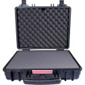 HARD CASE 410X340X220MM OD WITH FOAM BLACK WATER and DUST PROOF (443412)