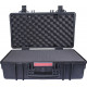 HARD CASE 565X355X220MM OD WITH FOAM BLACK WATER and DUST PROOF (512717)