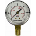 PRESS. GAUGE 63MM 1/4```` BOT. FIT 0-16BAR 0-1600KPA