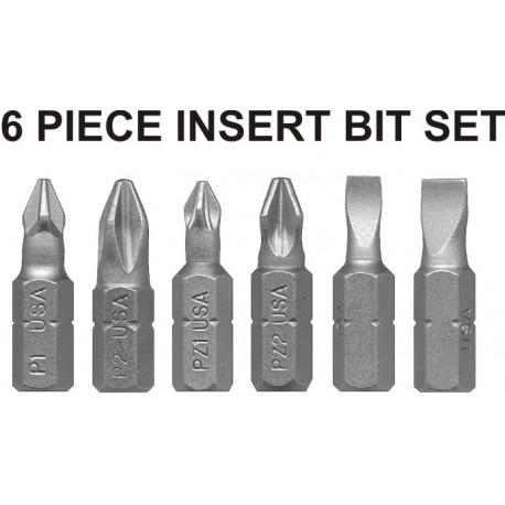 INSERT BIT SET 6PCE PH.PZ.SL.