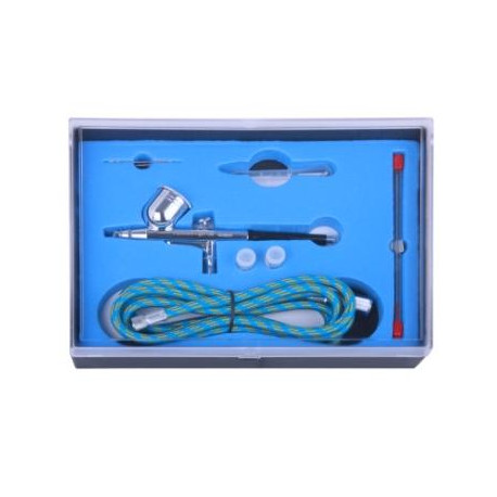 AIR BRUSH KIT 0.2 0.3 0.5MM NOZZLES WITH 1.8M AIR HOSE