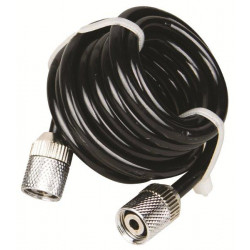 AIR HOSE SPIRAL 1.5M M5XM5 F/F