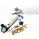 SPRAY GUN HVLP 1.4MM NOZZLE WITH SPARE 1.7MM NOZZLE KIT AND REGULATOR