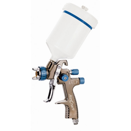 SPRAY GUN LVLP 1.4MM W/PLASTIC CUP 600CC BLUE