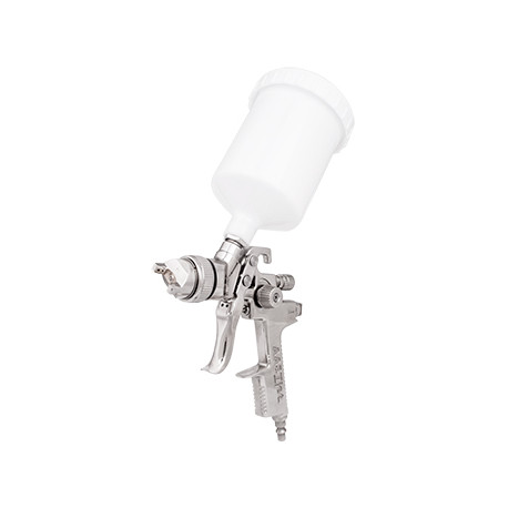 SPRAY GUN HVLP GRAVITY 1.4MM S/S NOZZLE and NEEDLE WITH PLASTIC CUP