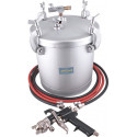 10L PAINT POT WIHT 2M HOSE AND GUN NO CUP