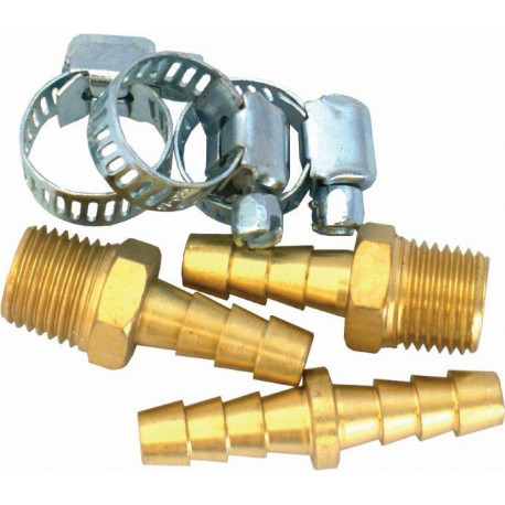 HOSE REPAIR KIT 8MM WITH DOUBLE UNION AND HOSE CLIPS