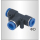 PU HOSE FITTING TEE 4MM