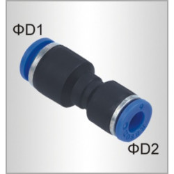 PU HOSE FITTING REDUCER 8MM-6MM