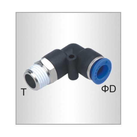 ELBOW 6MM-1/8 M PU HOSE FITTING