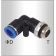 ELBOW W/O-RING 6MM-1/8 M PU HOSE FITTING