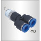 PU HOSE FITTING Y JOINT 6MM-1/8 M