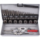 TAP AND DIE SET 32PCE 3-12MM HSS IN STEEL CASE