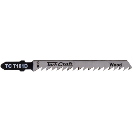 T-SHANK JIGSAW BLADE FOR WOOD 4MM 6TPI 100MM 2PC