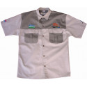 VERMONT BUSH SHIRT KHAKI X-LARGE 100% COTTON