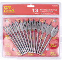 SPADE BIT SET 13PCE DOUBLE BLISTER