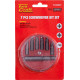 SCREWDRIVER BIT SET 7PCS(PH1/2.PZ1/2 SLOTTED6/7MM)