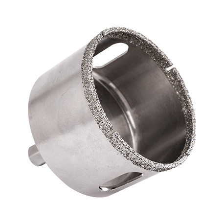 DIAMOND CORE BIT 76MM FOR TILES HEX SHANK