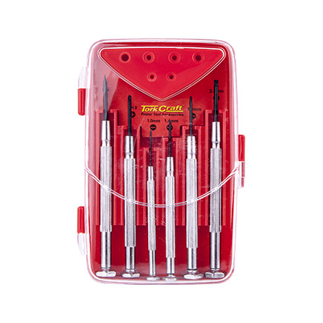 SCREWDRIVER SET JEWELER 6 PIECE