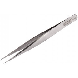 INDUSTRIAL STRAIGHT TWEEZER 108MM SHARP STRAIGHT POINT