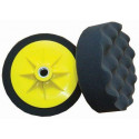 COMPOUNDING SPONGE 150MM X M14 BLACK WAFFLE SOFT