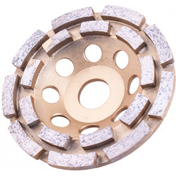 DIA. CUP WHEEL 115 X 22.23MM DBL ROW LASER WELDED