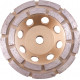 DIA. CUP WHEEL 115 MM X M14 DBL ROW COLD PRESSED