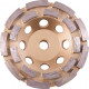 DIA. CUP WHEEL 115MM X M14 DBL ROW LASER WELDED