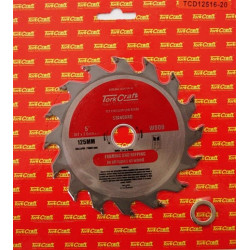 BLADE TCT 125 X 16T 20/13 GENERAL PURPOSE WOOD