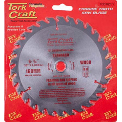 BLADE TCT 160 X 30T 20/16 GENERAL PURPOSE COMBINATION WOOD