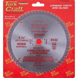 BLADE TCT 160 X 60T 20/16 GENERAL PURPOSE CROSS CUT