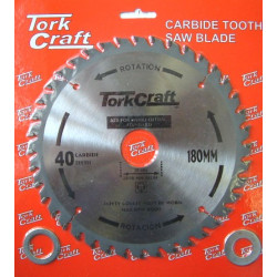 BLADE TCT 180 X 40T 30/20/16 GENERAL PURPOSE COMBINATION