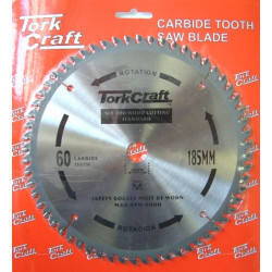 BLADE TCT 185 X 60T 16MM GENERAL PURPOSE CROSS CUT