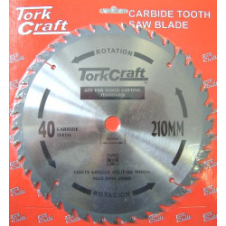 BLADE TCT 210  X 40T 16MM GENERAL PURPOSE COMBINATION