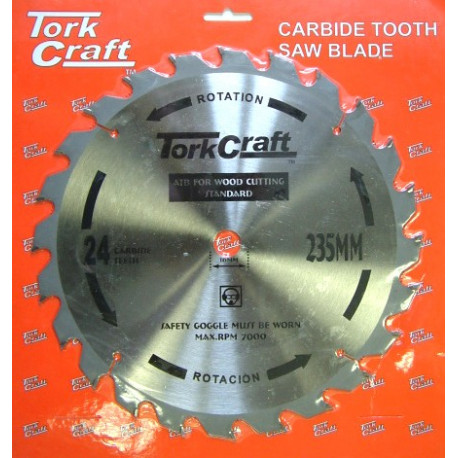 BLADE TCT 235 X 24T 16MM GENERAL PURPOSE RIP