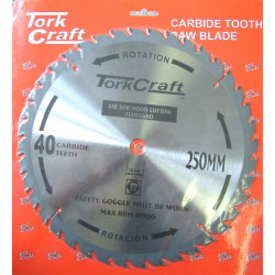 BLADE TCT 250 X 40T 16MM GENERAL PURPOSE COMBINATION