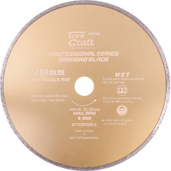 DIAMOND BLADE CONT. RIM 180 X 22.23