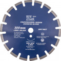 DIAMOND BLADE 300 X 25.4MM ASPHALT LASER WELDED SEGMENTED TAR