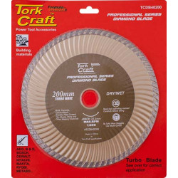 DIAMOND BLADE 200X25.4MM TURBO