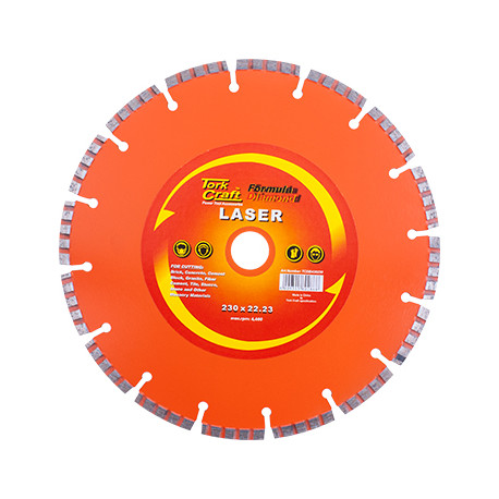 DIAMOND BLADE 230X22.22 TURBO/SEGM.LASER