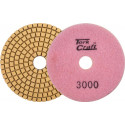 100MM DIAMOND WET POLISHING PAD 3000 GRIT PINK