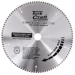 BLADE TCT EURO TIP ALUM 305 X 100T 30MM PROFESSIONAL