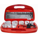 HOLESAW SET 13PC IN CASE BI-METAL