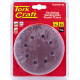 OSCILATING SANDPAPER A/O 115MM 10PC  ROUND 80GRIT