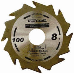 BLADE BISCUIT JOINER 100 X 8T 22.22MM TCT