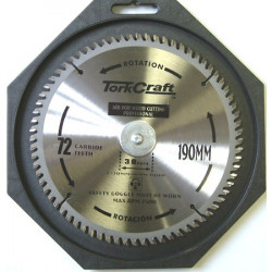 BLADE CONTRACTOR 190 X 72T 30/20/ CIRCULAR SAW TCT