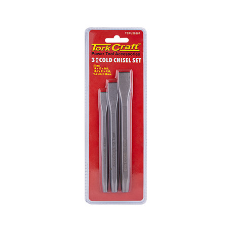 TORK CRAFT COLD CHISEL 3PC