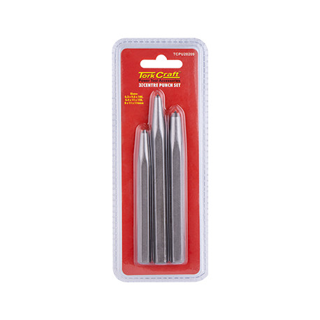 TORK CRAFT CENTER PUNCH SET 3PC