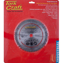 UNIVERSAL QUICK CUT TCT BLADE 160X42T 20-16