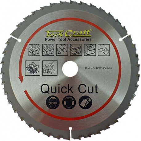 UNIVERSAL QUICK CUT TCT BLADE 185X42T 20-16